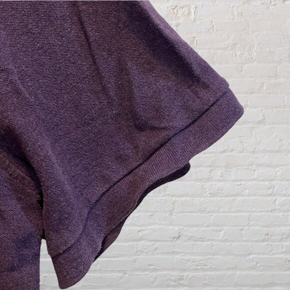 MERONA -- Purple Polo, Large Man, Collared, Button Down, Short Sleeve, XXL - Picture 6 of 8